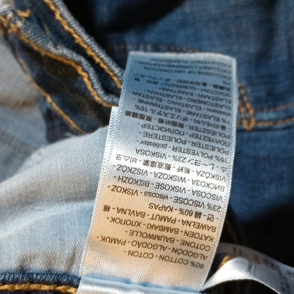 Levi's High Waisted 312 Shaping Slim Straight Leg Blue Jeans A21 - Picture 4 of 6